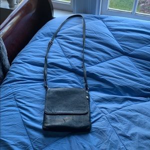 Real Italian leather crossbody